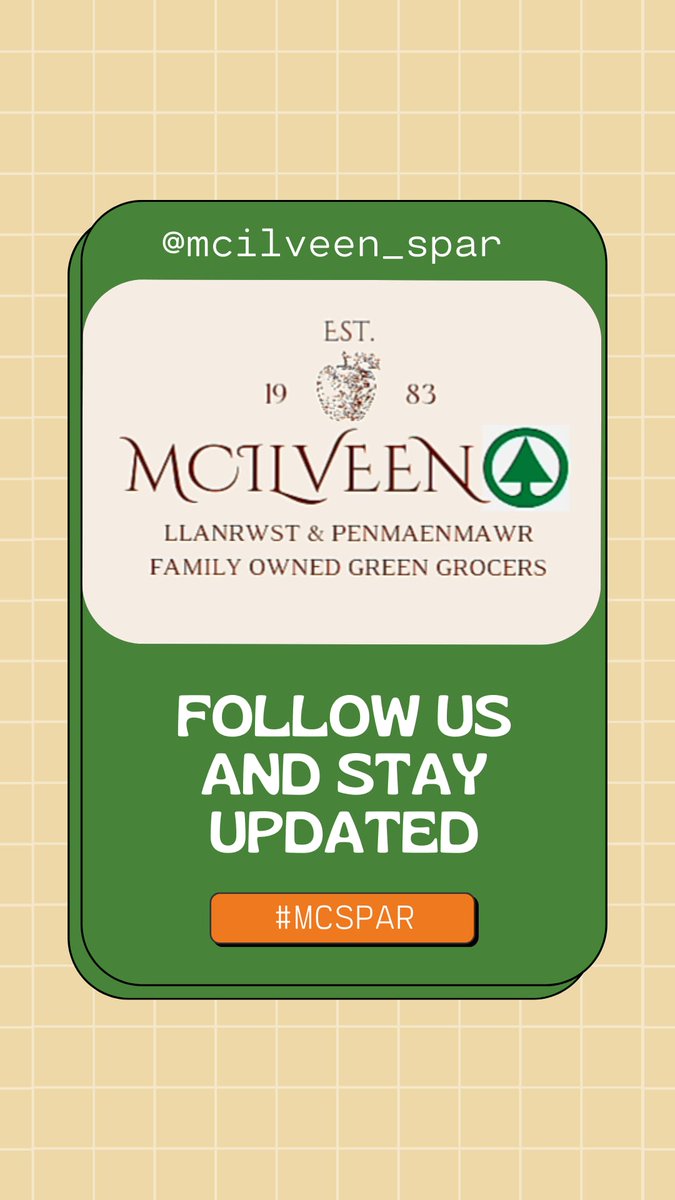 McIlveen SPAR (@sparllanrwst) on Twitter photo 