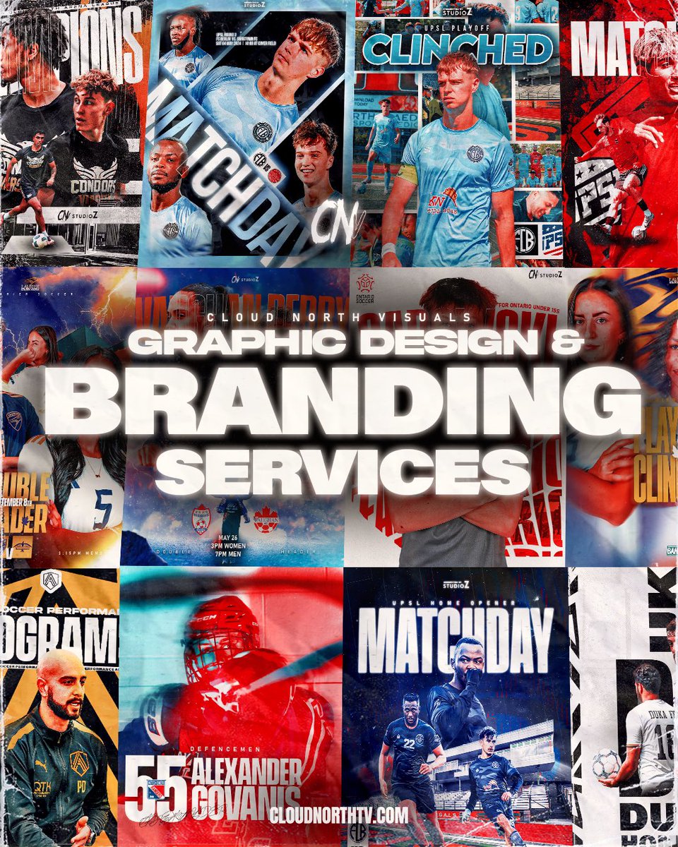 GRAPHIC DESIGN &amp; BRANDING SERVICES 🎨

We’re expanding our marketing team and have recently launched our graphic design &amp; branding services, already working with various organizations across the United States and Canada 🎨

Contact Us: info<a href="/cloudnorthtv/">Cloud North TV</a>.com

@cloudnorthtv