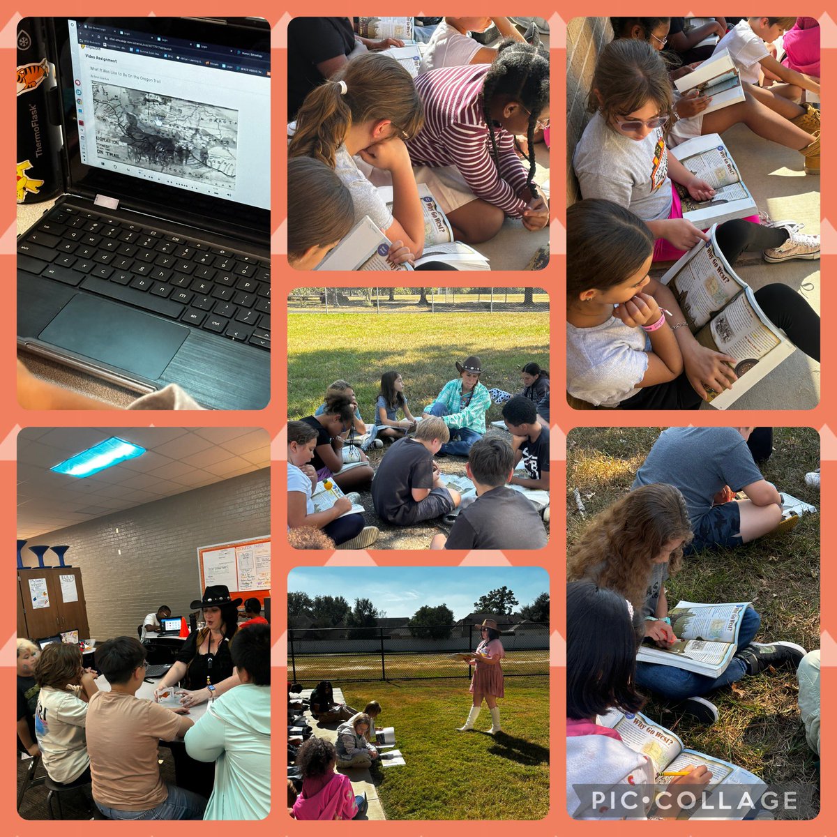 Eisha Roberson (@msrobersonreads) on Twitter photo Today, the 5th graders at Moore headed west on the Oregon Trail. Our teachers spent the day building background knowledge on what it would have been like for the pioneers as they began their journey toward westward expansion. <a href="/MooreCFISD/">MooreCFISD</a> <a href="/CFISD_ELAR2_5/">CFISD ELAR 2-5</a> Today, the 5th graders at Moore headed west on the Oregon Trail. Our teachers spent the day building background knowledge on what it would have been like for the pioneers as they began their journey toward westward expansion. <a href="/MooreCFISD/">MooreCFISD</a> <a href="/CFISD_ELAR2_5/">CFISD ELAR 2-5</a>