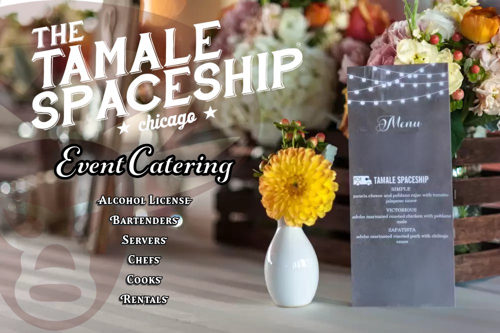 We specialize in special event catering and provide much more than delicious Mexican cuisine, we provide staffing and rentals, as well as professional experience. Inquire by emailing events.thetamalespaceship@gmail.com with details of your event.