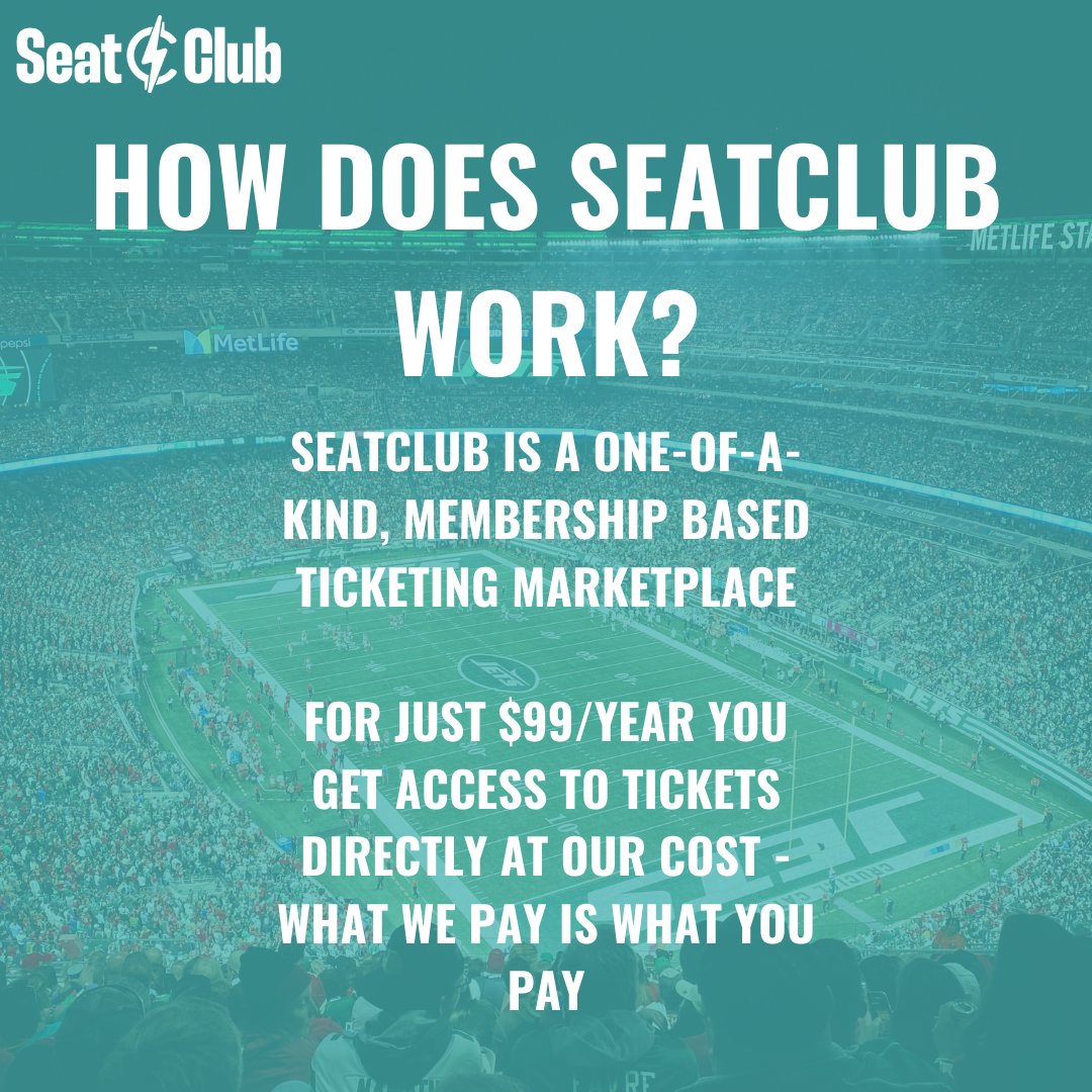 joinseatclub's tweet image. You've seen our savings, does it have you wondering if it's too good to be true? It's not - here's a little explainer of how we are changing the game in ticketing through transparency. 🧵