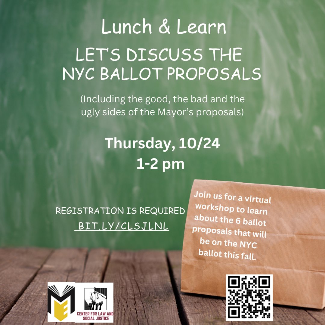 Center for Law and Social Justice at MEC, CUNY tweet media