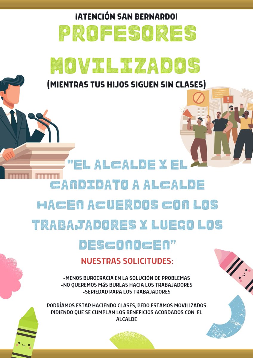 franmumys's tweet photo. Estimada @mariseka necesitamos que sea la voz de los sin voz! Funcionarios de la Educación en movilización por no cumplir acuerdos del alcalde @AlcaldeWhite https://t.co/U2C8qn6ve6