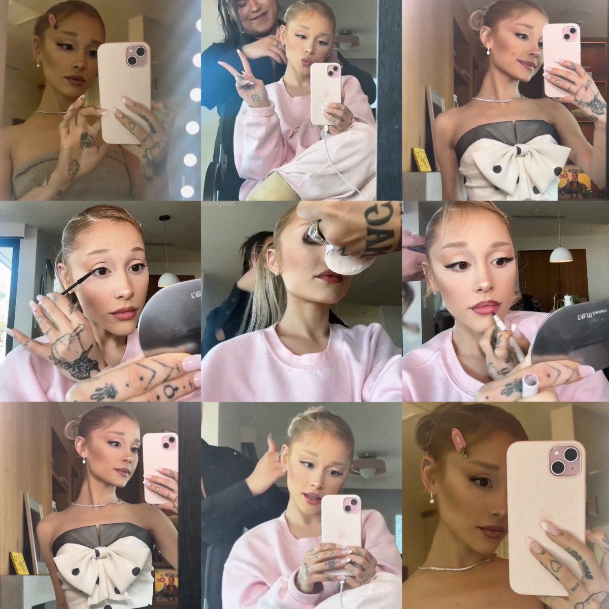 bubblyrem's tweet photo. ari getting ready for the academy museum gala ౨ৎ https://t.co/lBb7L6x8gm
