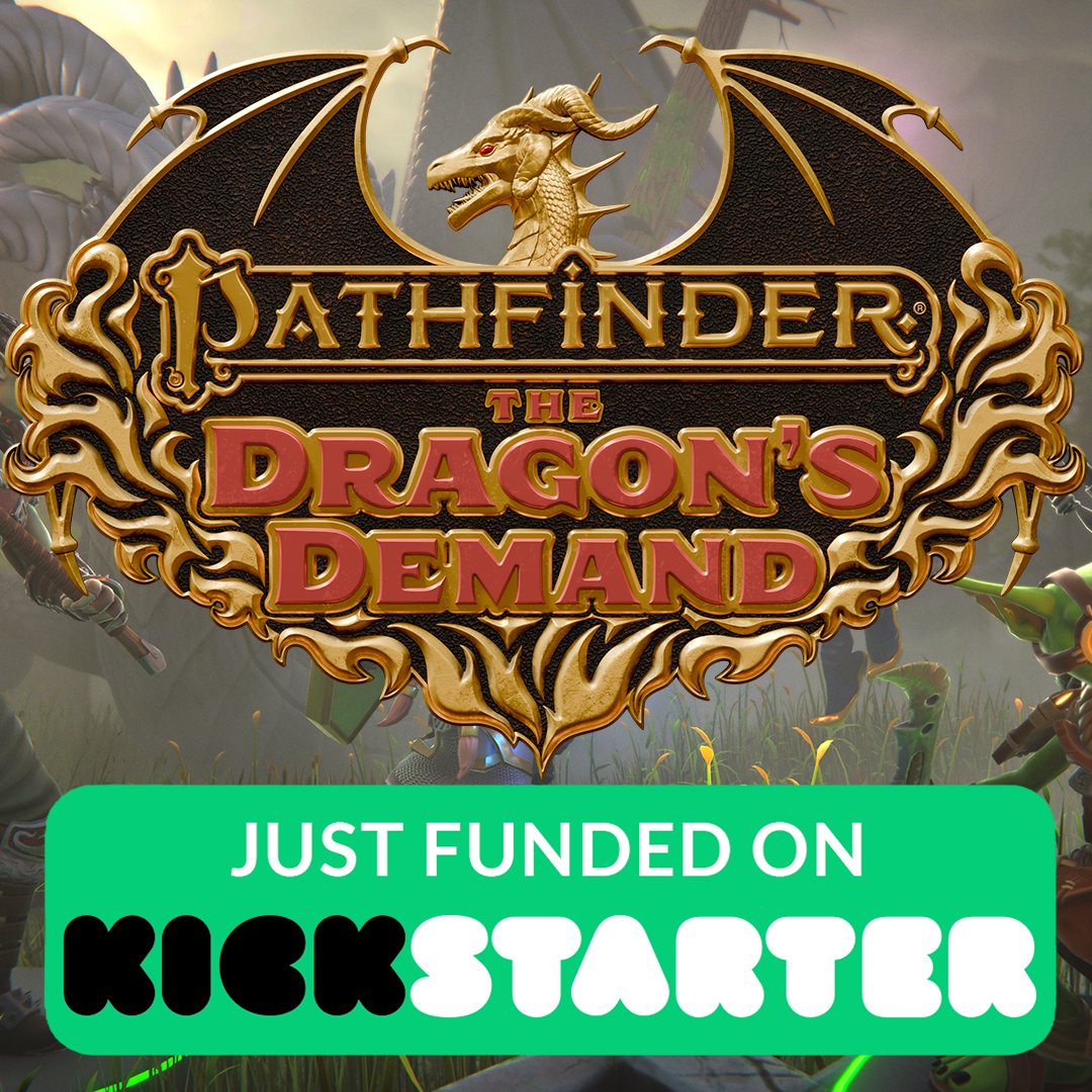 JUST FUNDED! Thank you, Kickstarter Backers, for funding the Pathfinder: The Dragon's Demand CRPG!

Join the party at DragonsDemand.com.