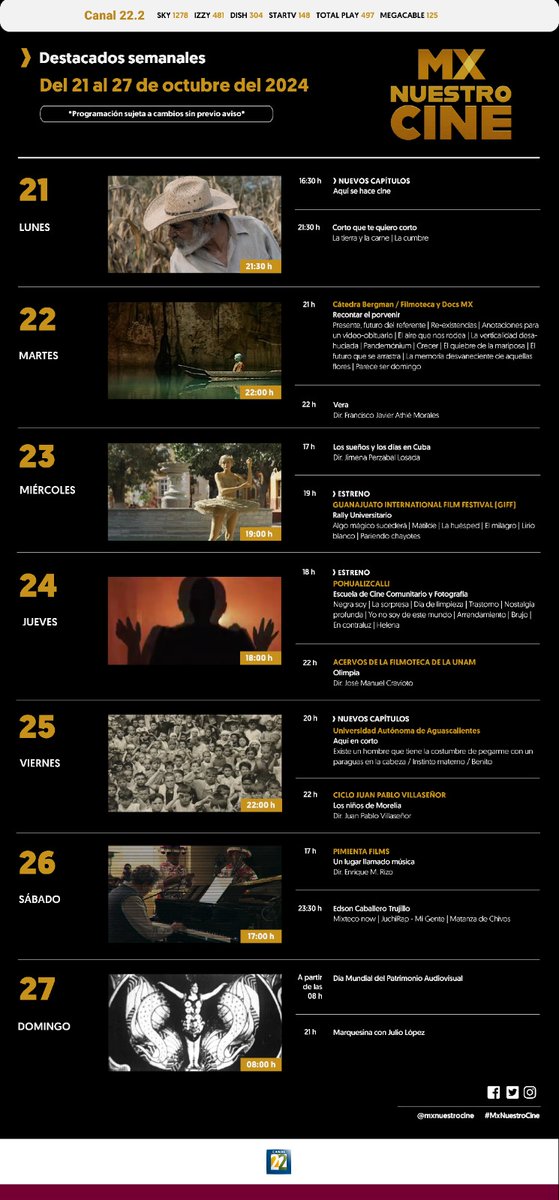 Canal MX Nuestro Cine tweet media