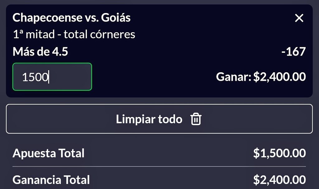 RMPICKSOCCER's tweet photo. Venga señores 💪  vamos por esta de corners, suerte 🍀🍀🍀 https://t.co/CTORYaXlKB