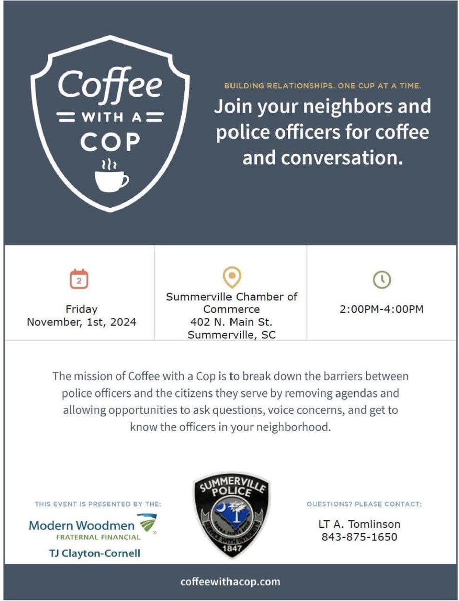 Summerville Police tweet media