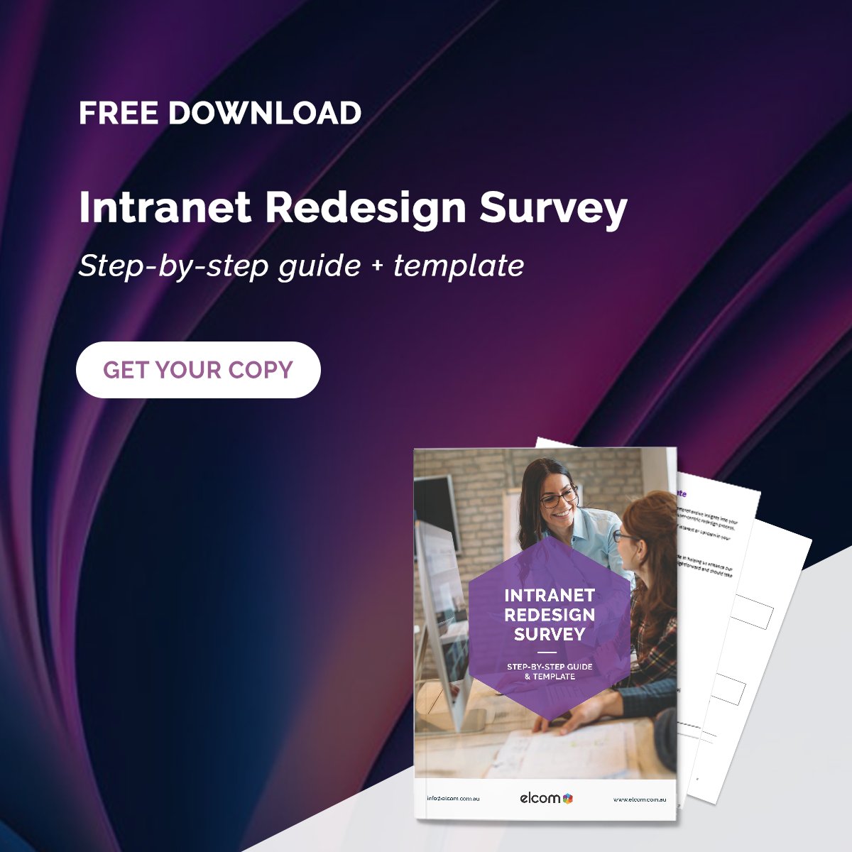 elcomCMS's tweet image. If your intranet isn&apos;t hitting the mark, it&apos;s time for a redesign. But where to start? Discover how a simple redesign survey can unlock its full potential. Get your free copy here: hubs.li/Q02VdVPs0 #Intranet #HRTech #CommsTech