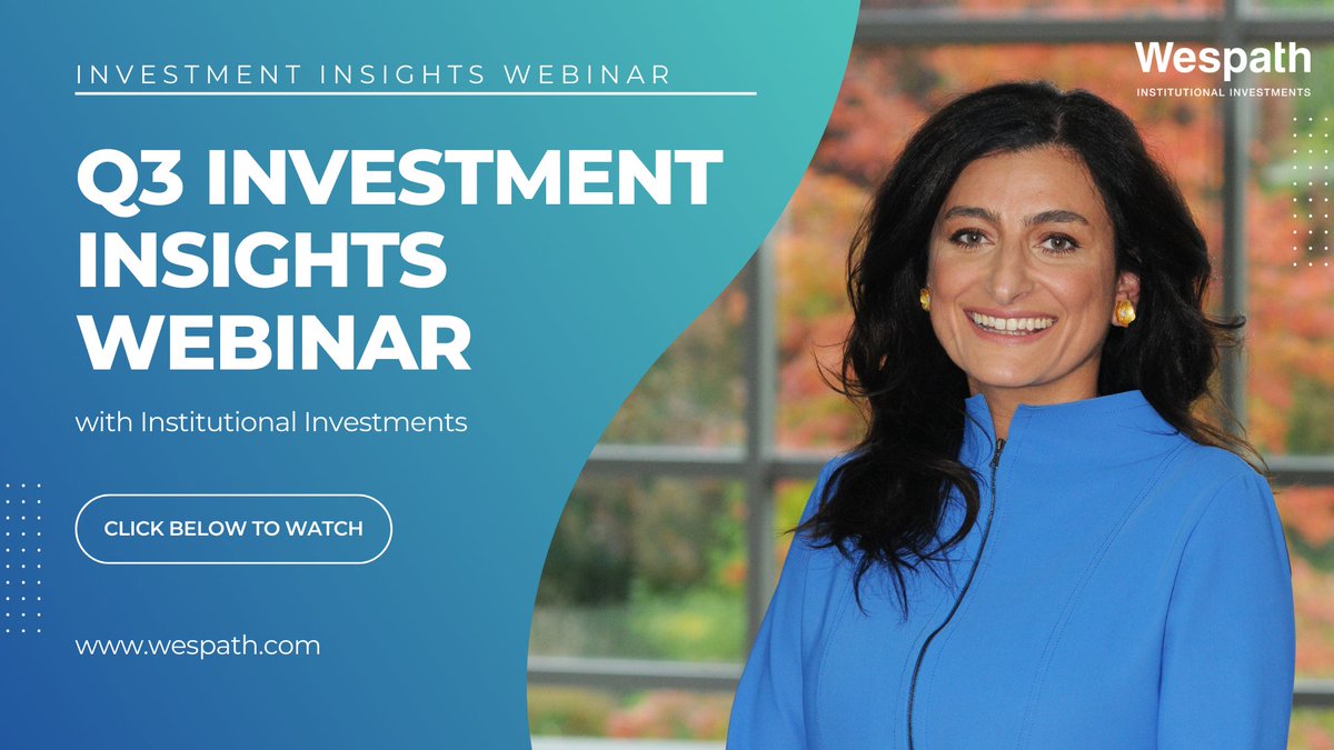Our Q3 webinar is live! This quarter, we hear updates from CIO Johara Farhadieh &amp; our impact investments team on our latest efforts to support affordable housing development. Our team also dives into whether the upcoming US election might affect investors. ow.ly/QGBR50TQlcW