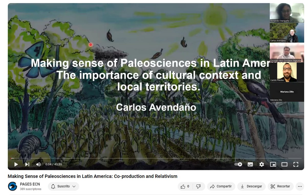 Paula Echeverría-Galindo (@paulaecheverra5) on Twitter photo ¡Nuevo video en YouTube! 🎥
El Dr. Carlos Avendaño nos habla sobre la importancia de los contextos culturales y territorios locales en nuestro webinar en Español de <a href="/PAGES_ECN/">PAGES ECN (PAGES Early-Career Network)</a>
¡No te lo pierdas!
youtube.com/watch?v=Yhsjrq…
#PAGES #Webinar #Cultura #Territorio ¡Nuevo video en YouTube! 🎥
El Dr. Carlos Avendaño nos habla sobre la importancia de los contextos culturales y territorios locales en nuestro webinar en Español de <a href="/PAGES_ECN/">PAGES ECN (PAGES Early-Career Network)</a>
¡No te lo pierdas!
youtube.com/watch?v=Yhsjrq…
#PAGES #Webinar #Cultura #Territorio
