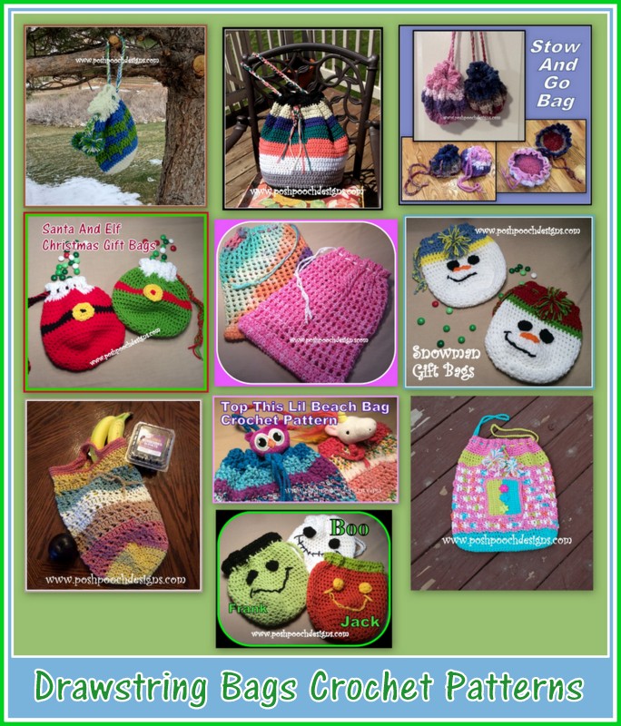 PoshPoochDesign's tweet image. Drawstring Gift Bags Crochet Pattern And Videos -  #giftbags #drawstring #bags #crochetpatterns #crochetvideos - …shpoochdesignsdogclothes.blogspot.com/2021/04/drawst…