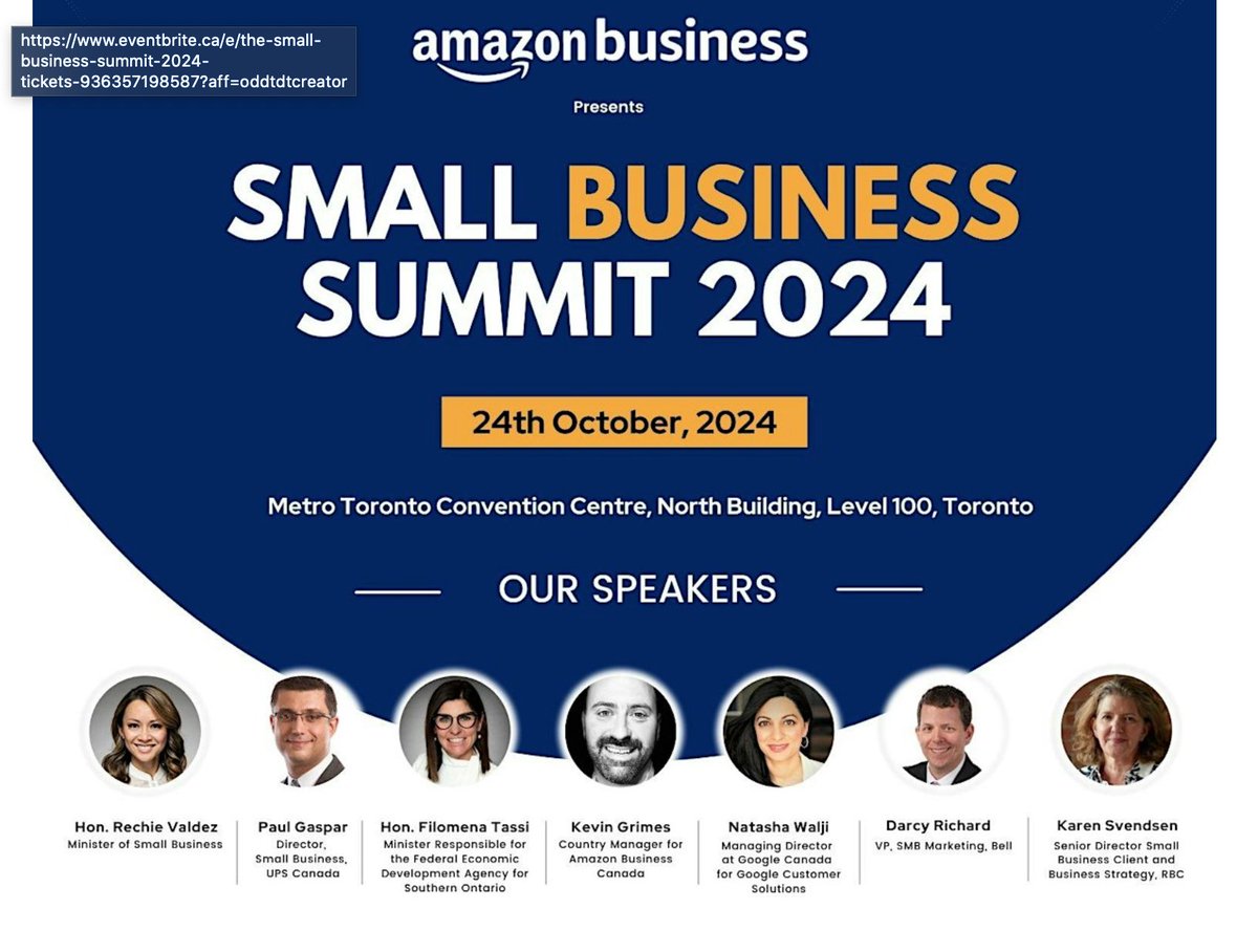 Wouldn't it be cool if the Toronto Small Biz Summit in TO headlined actual small business owners instead of gov. workers and reps from multi nationals?