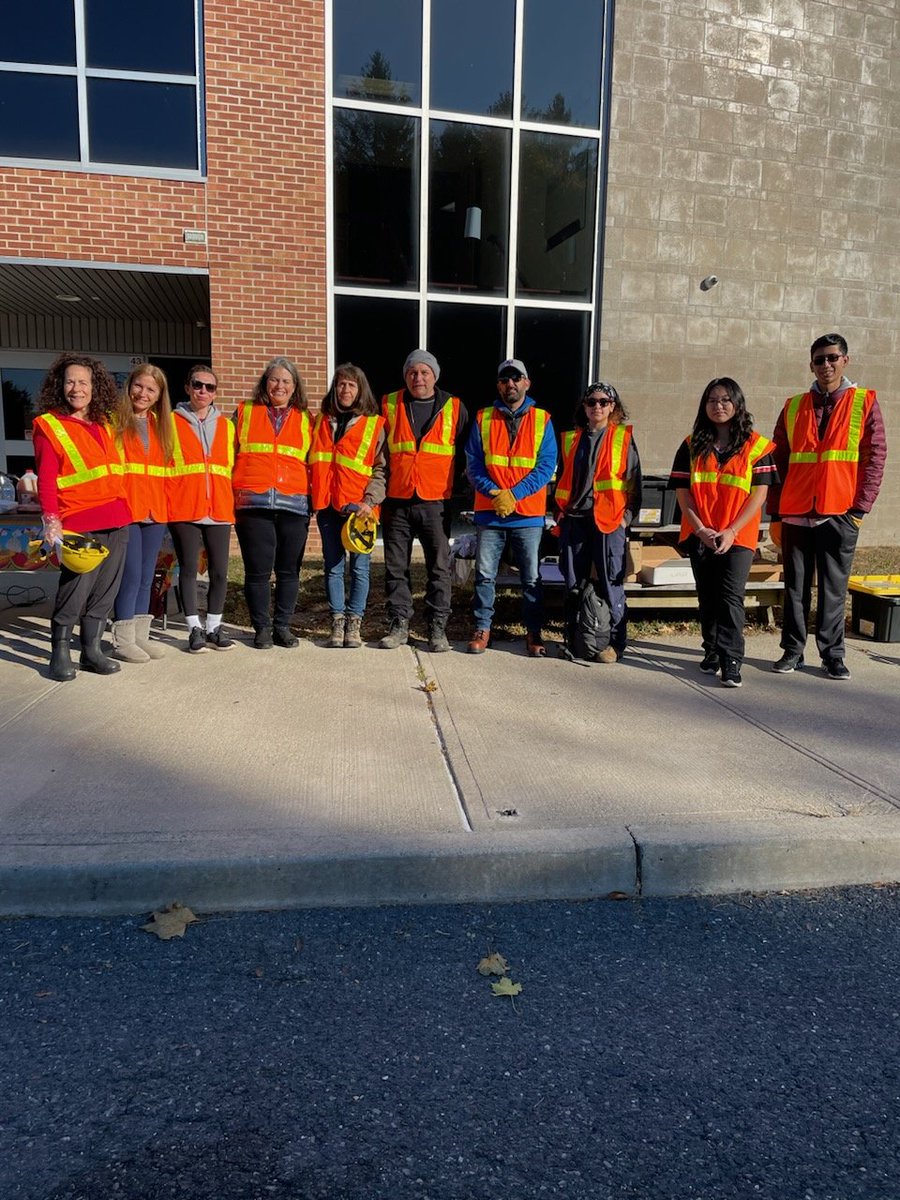 Our fall highway cleanup along route 55 on 10/19 was a success! Thank you to Regina Godfrey (AHS) for leading the effort, retirees Jean Cwik and Debbie Pollack (and Debbie's husband), Marissa Drogan (AHS), Steven Ciancio (OPS), Eleni Anemelos (AHS), and AHS students who helped.