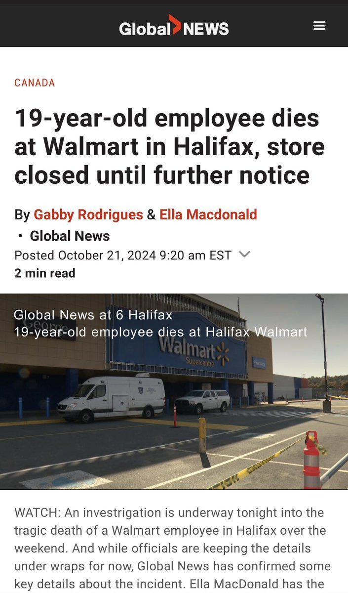 A 19-year old worker, a young woman belonging to the Sikh community in Halifax, has died after being trapped in Walmart’s walk-in oven. 

This is heartbreaking news for this worker’s family, the community and for workers everywhere. 

Workplace deaths are not new nor are they