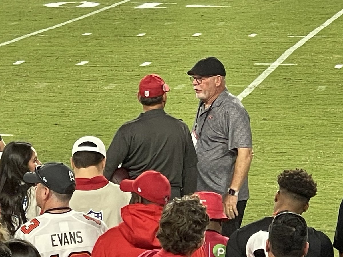 Coach Bruce Arians makes his appearance! #WeAreTheKrewe