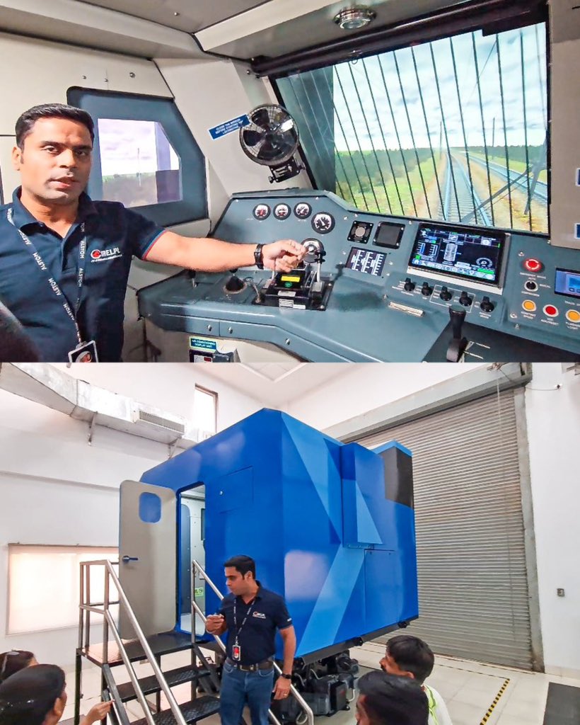 AlstomIndia's tweet photo. Saharanpur is more than a maintenance depot for MELPL, it's also a center for innovation in maintenance with its world-class training centre, advanced loco simulators &amp; smart classrooms for #WAG12B loco pilots. These next gen tools prepare our #Eloco pilots for now &amp; the future. https://t.co/lLnyzA3f12