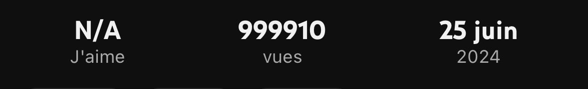 CraxySupportFr's tweet photo. ♡CRAXY | 221024
Ça fonctionne !
Plus que 90 vues pour atteindre les 1M✨
~
It’s working !
Only 90 views left to reach 1M✨
🔗 https://t.co/HzhmLJGa3H
#Let_s_make_it
#RE_ #STUPIDZ
#크랙시 #CRAXY
#크라운 #CROWN https://t.co/kCLvehy3Wv