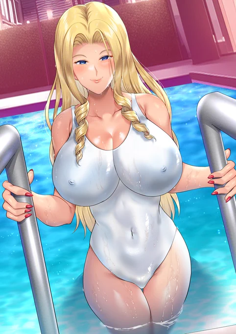 白スク水もええ 