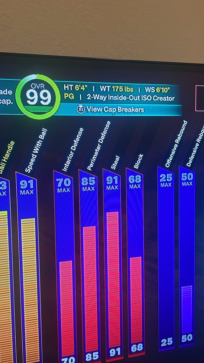 Cory65572259's tweet photo. @NBA2K  @Ronnie2K  y is I’m playing post scores on a 6’4 pg https://t.co/y6oBEZ7l40