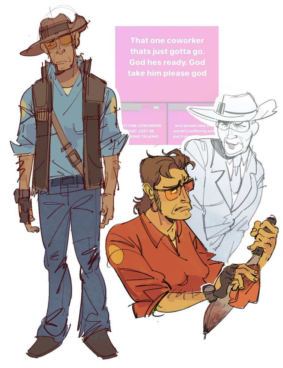 garfbot2000's tweet image. that one coworker you despise with your entire heart and soul 
#tf2 #sniperspy