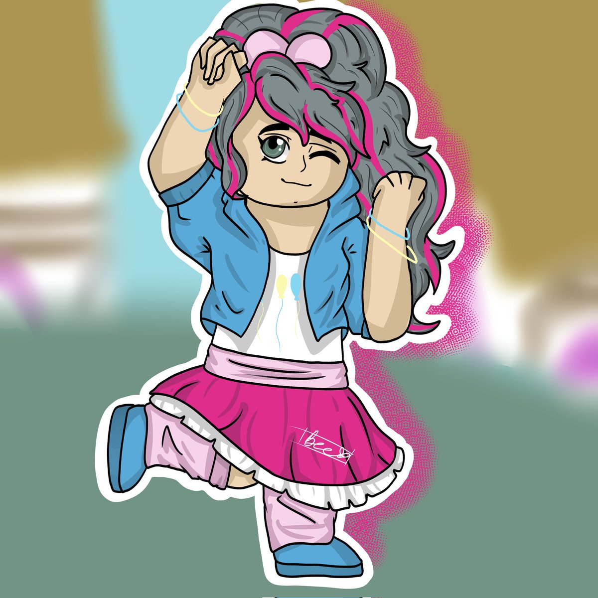 PrintedPult's tweet photo. Day 21 of AA Halloween is the greatest thief of all of Japanifornia: Kay Faraday as Pinkie Pie!

#AceAttorney https://t.co/NHTU4mVtWF