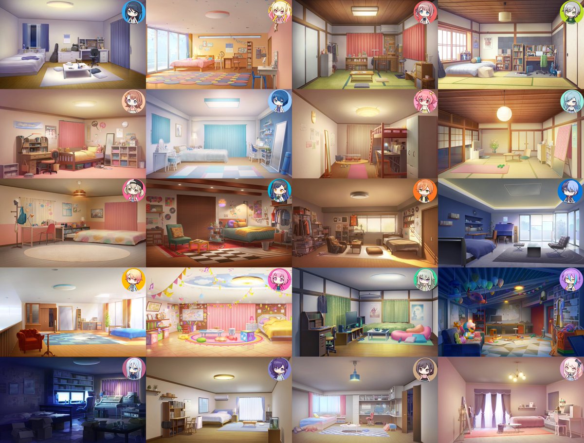 RutoYama's tweet photo. รวมห้องของเด็กๆโปรเซไค 💖✨️

เกมเปิดมา 4 ปีกว่าในที่สุดก็ได้เห็นห้องของเด็กๆครบหมด! ซึ่งห้องแต่ละคนก็ดูแสดงให้เห็นลักษณะนิสัย ไลฟ์สไตล์ และความชอบของเจ้าของห้องได้เป็นอย่างดีเลย ทำให้เห็นว่าอฟช.ดูตั้งใจออกแบบมากนะคะ 🥺 https://t.co/XWYwwQDWze