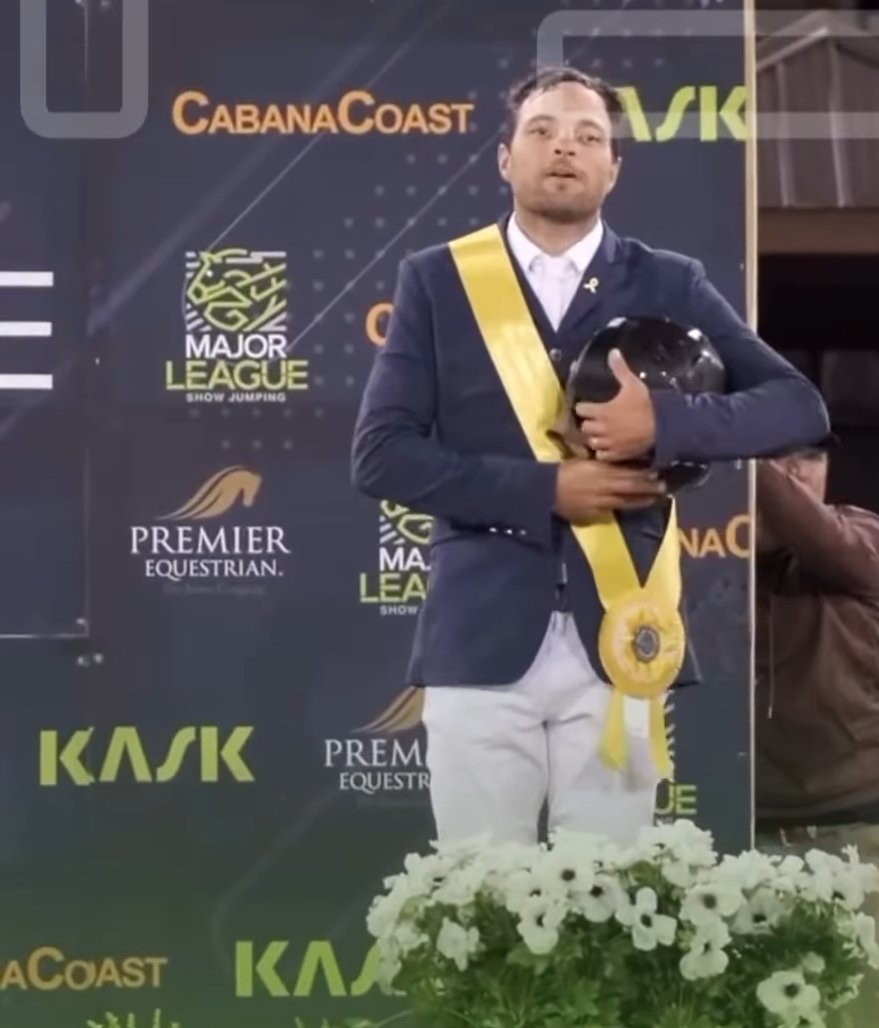 Congrats to Israeli Olympian 🇮🇱🏇🏼Daniel Bluman on his 🥉3rd place at the Tryon International! So proud of you!! 
💙🤍💙🤍💙🤍