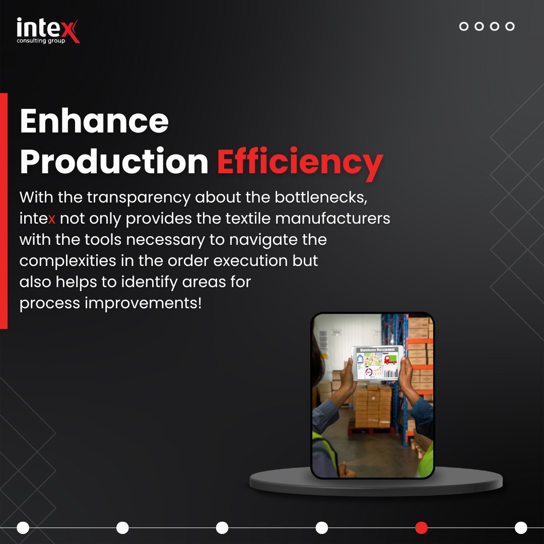 IntexConsulting's tweet image. #TextileProduction #EfficientSetup #MaterialManagement #ProductionOptimization #SmoothWorkflow #BottleneckSolutions #EfficientMatching #BatchCombination #TextileInnovation #ProductionRevolution #IntexAdvantage #intex #intexconsulting#LABDIP#PDM/PLM/SampleDevelopment