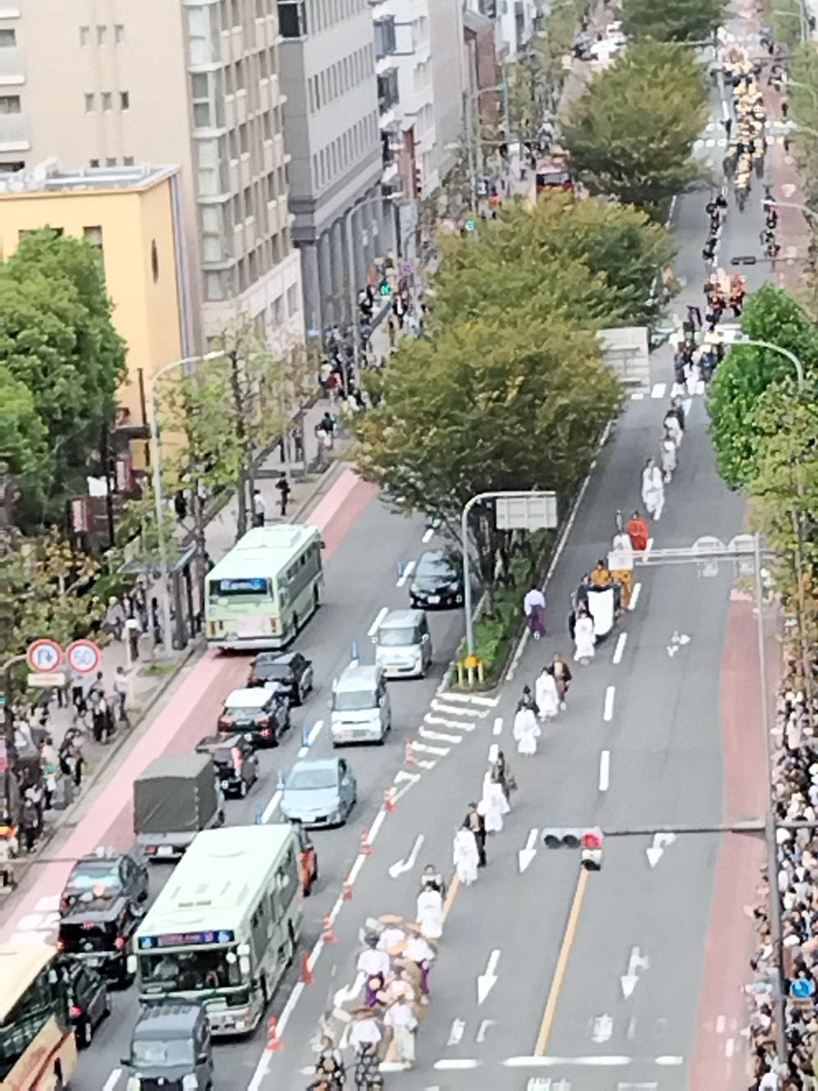 時代祭り　烏丸御池にて
時代背景は、維新から江戸時代