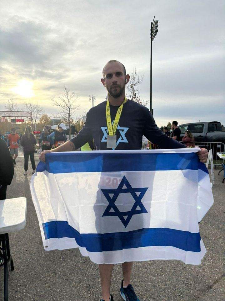 Bravo to Gary Shvartsman for supporting Israel and the hostages while competing in the Calgary police 10km run. He finished 14th out of 350 and received wonderful support from the locals! 💙🤍🇮🇱🎗 
<a href="/IsraelinCanada/">Israel in Canada</a>