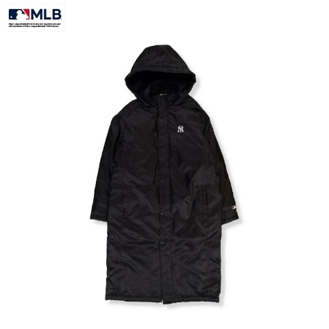 【未使用タグ付】MLB ヤンキース　総刺繍ロゴベンチコート しまむら『MLB（メジャーリーグベースボール）』コラボのベンチコート