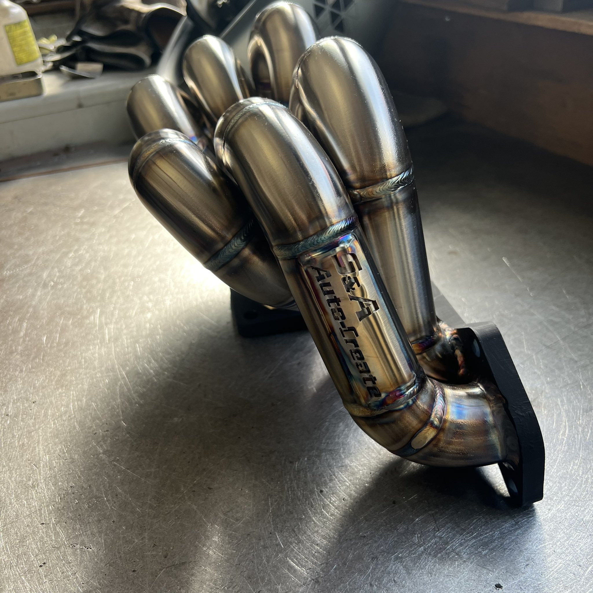 高級 ◇ SR20DET エンジン 用 S&A Auto Create ベルヌーイ エキマニ