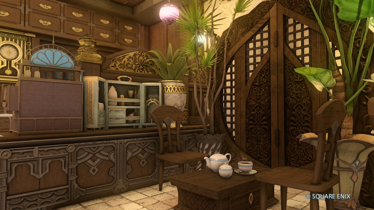 phrontomiqo's tweet photo. The Lotus House (蓮花樓) - S
Tonberry - Address Private
Peranakan-inspired teahouse made for a friend! I enjoyed working on a style I'm unfamiliar with and loved looking at references.
#FF14ハウジング #HousingEden #phrontodesign https://t.co/PhX1uPvBPi