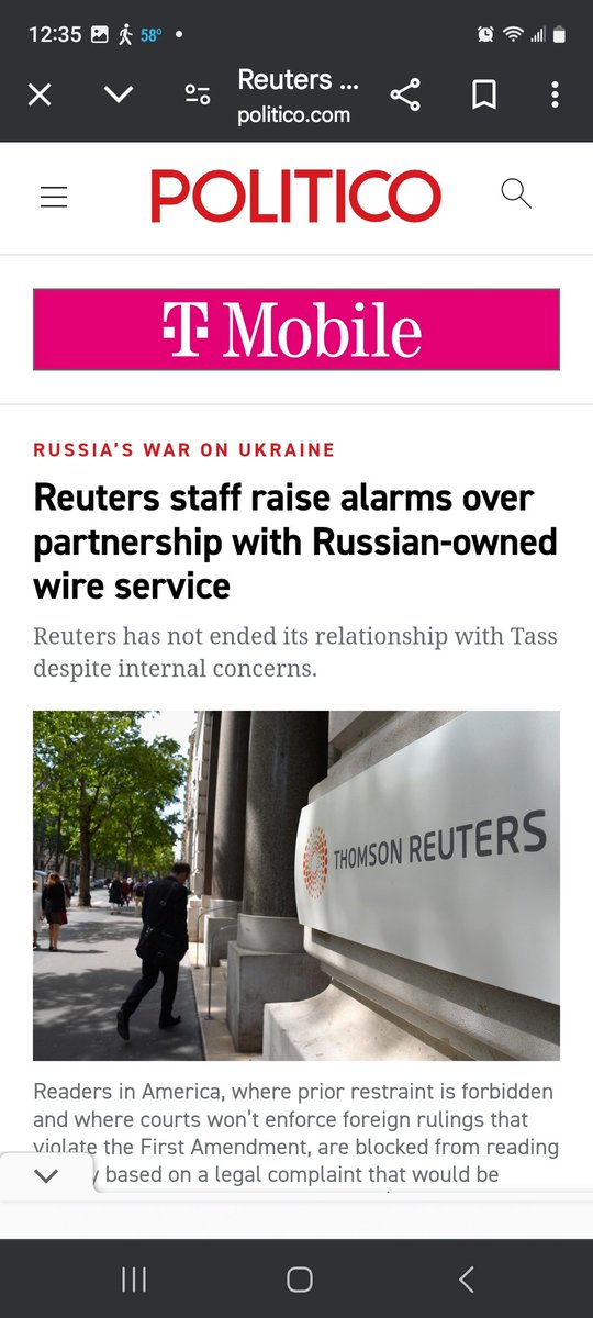 CrazyMomma007's tweet image. Reuters &amp;amp; TASS became &quot;entwined&quot; in 2022. #ConsiderTheSource