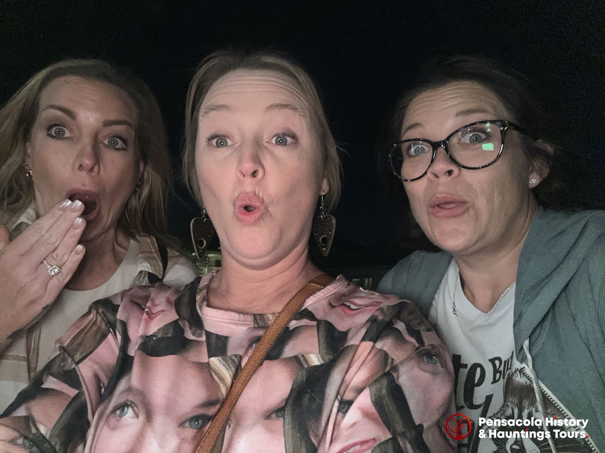 coldcasepsychic's tweet photo. Looking for something spooky to do this Halloween? 🎃👻 Pensacola History and Hauntings has got you covered with thrilling history tours, ghost tours, scavenger hunts, and more! Whether you're a history buff or a ghost hunter, there's something for everyone. Check out the links b https://t.co/8RxXGnmwiO