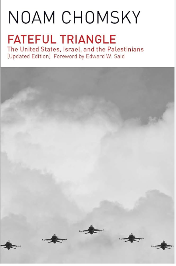 ICYMI: Noam had it right when he pointed out that Israel is merely doing America's dirty work needed to maintain imperial control of Middle East oil supplies and trade routes.

"It is pure hypocrisy to criticise the exercise of Israeli power while welcoming Israel's contribution
