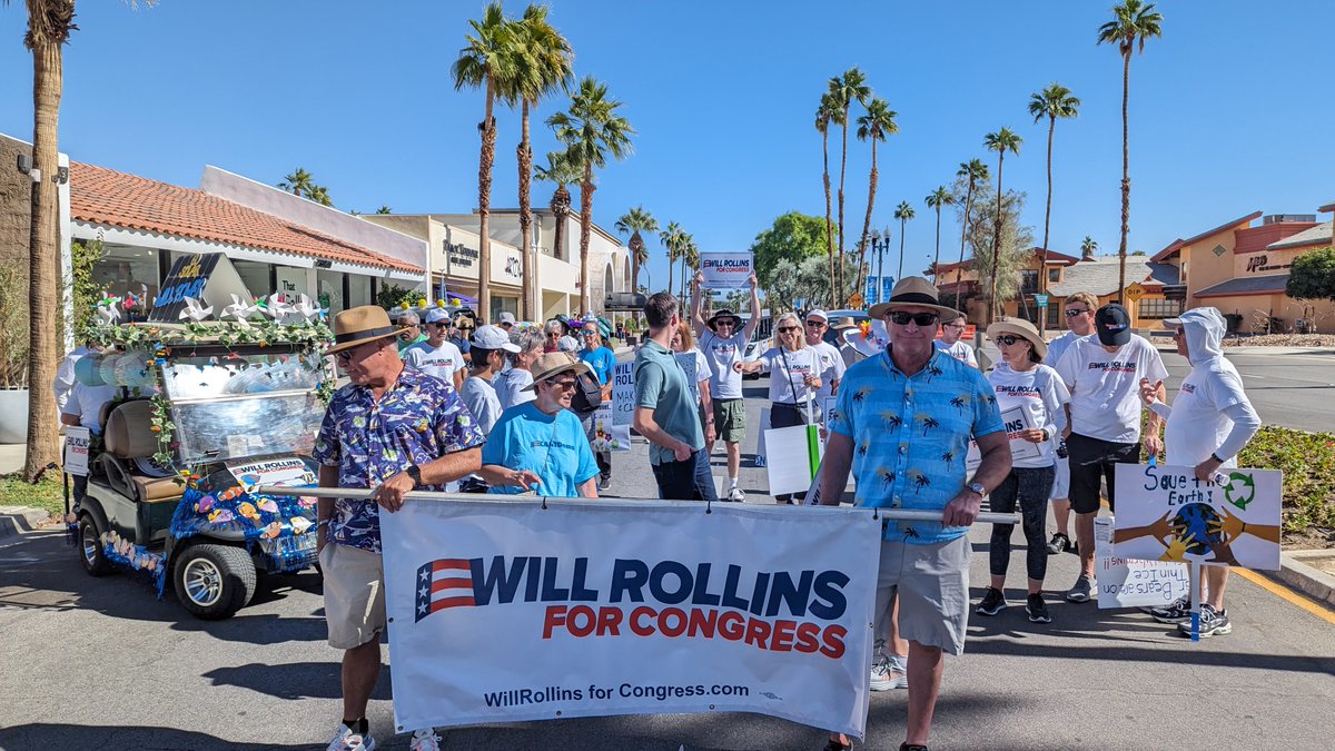 🗣️This Sunday, Oct 27, is the Palm Desert Golf Cart Parade, &amp; there's still space for marchers with Will! Let's show Calvert's team just how much support there is for <a href="/WillRollinsCA/">Will Rollins</a> Will Rollins!
✍️ RSVP HERE: mobilize.us/willrollinsfor…
If you can't march, cheer from the sidelines🚶