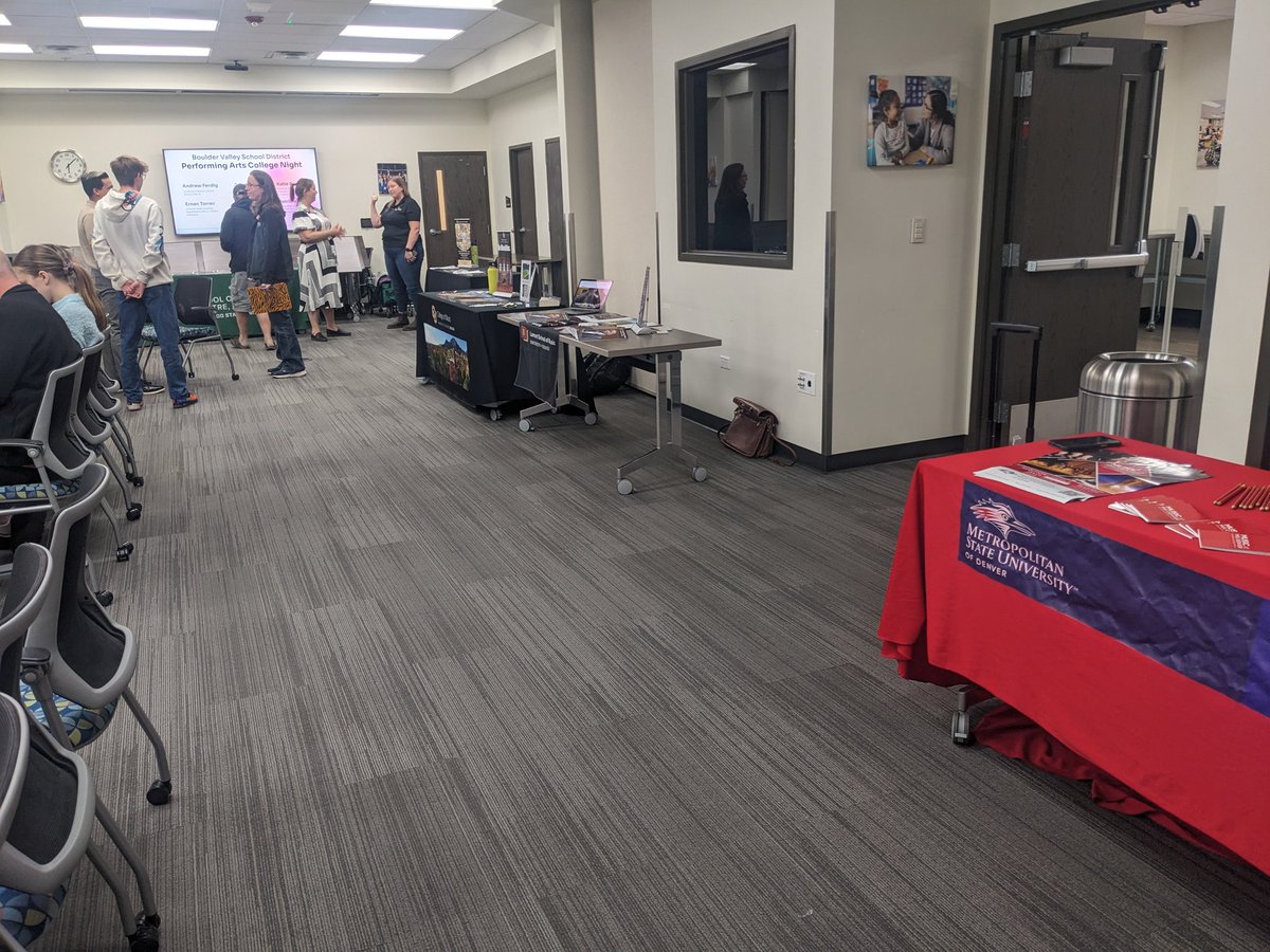 Excited to offer our very first #BVSD Performing Arts College Night, helping students prepare to soar as they think about their next steps!