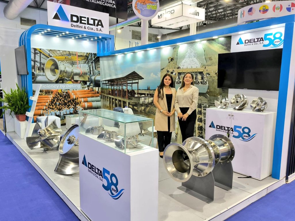 DELTA DELFINI en <a href="/AquaExpoEC/">AQUAEXPO</a> Guayaquil. Stands A219-A220