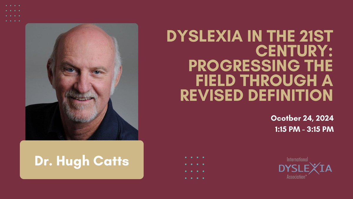 Florida Center for Reading Research (@thefcrr) on Twitter photo Attending <a href="/DyslexiaIDA/">International Dyslexia Association</a>'s 2024 Annual Reading, Literacy & Learning Conference October 24-26? Don't miss <a href="/CattsHugh/">Hugh Catts</a>'s presentation, "Dyslexia in the 21st Century: Progressing The Field Through A Revised Definition." #DyslexiaCon24 #FCRRInTheField virtual.oxfordabstracts.com/event/44698/su… Attending <a href="/DyslexiaIDA/">International Dyslexia Association</a>'s 2024 Annual Reading, Literacy & Learning Conference October 24-26? Don't miss <a href="/CattsHugh/">Hugh Catts</a>'s presentation, "Dyslexia in the 21st Century: Progressing The Field Through A Revised Definition." #DyslexiaCon24 #FCRRInTheField virtual.oxfordabstracts.com/event/44698/su…