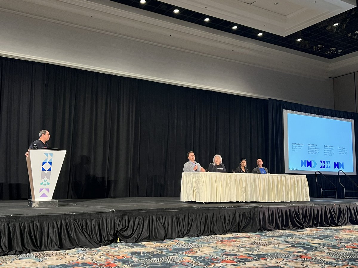 bradtopol's tweet image. Had a fantastic time hosting the @IBM #TechXchange community day keynote welcome panel! A huge thank you to all my panelists and to @jjasghar and Julia Denham for their fantastic #InstructLab demo! @IBMCommunity