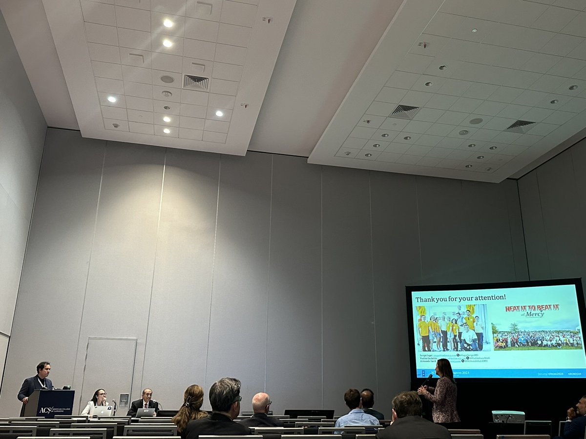 Luis Felipe Falla (@lfallazuniga) on Twitter photo Day 3 at #ACSCC24 🌁
Defining a peritoneal cancer index cut-off using a data driven approach (min p-value).
Presented by <a href="/IugaiSergeiMD/">Sergei Iugai, MD</a>
Keep up the good work! 👏🏽 Day 3 at #ACSCC24 🌁
Defining a peritoneal cancer index cut-off using a data driven approach (min p-value).
Presented by <a href="/IugaiSergeiMD/">Sergei Iugai, MD</a>
Keep up the good work! 👏🏽