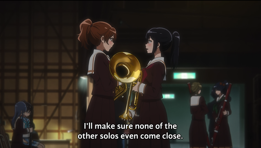greatgrebe's tweet photo. they're just the best. reina weighing her relationship with kumiko as equal to her goal of standing out and being the best when previously she'd resigned herself to being lonely makes me 😭 https://t.co/rbpIi1CbDu