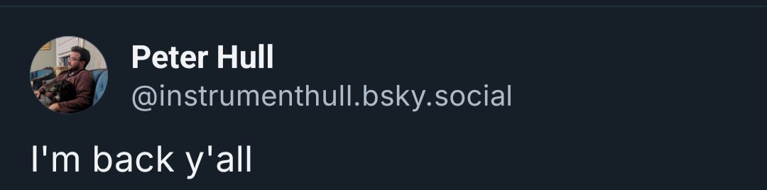 Peter Hull (@instrumenthull) on Twitter photo 