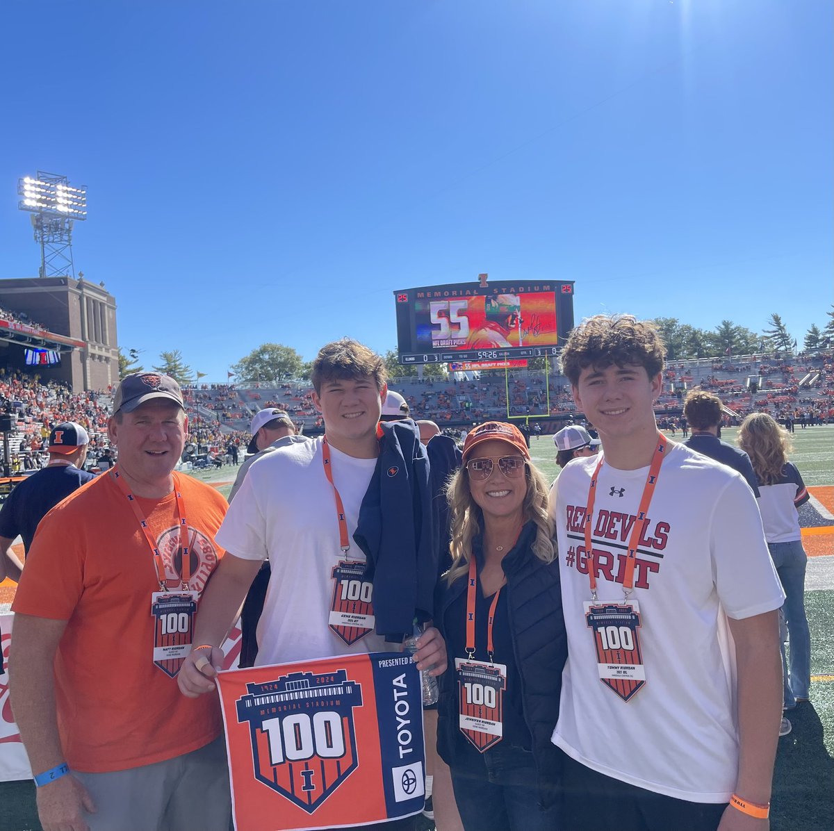 Tommy Riordan (@tomriordan0) on Twitter photo Had an incredible time at the Illinois game, the hundredth anniversary of Memorial Stadium! thank you @DreBrownILL for the invite . <a href="/coachPatRyan/">Pat Ryan</a> <a href="/AlPopsFootball/">𝐀𝐋 𝐏𝐨𝐩𝐬</a> <a href="/JWerner247/">Jeremy Werner</a> <a href="/IllinoisRivals/">Orange and Blue News</a> <a href="/EDGYTIM/">Timothy “EDGYTIM” OHalloran</a> <a href="/OJW_Scouting/">PrepRedzone Oliver</a> <a href="/AllenTrieu/">Allen Trieu</a> <a href="/SWiltfong_/">Steve Wiltfong</a> <a href="/HCRedDevilFB/">Hinsdale Central Red Devil Football</a> <a href="/rymcq65/">Ryan McHugh</a> Had an incredible time at the Illinois game, the hundredth anniversary of Memorial Stadium! thank you @DreBrownILL for the invite . <a href="/coachPatRyan/">Pat Ryan</a> <a href="/AlPopsFootball/">𝐀𝐋 𝐏𝐨𝐩𝐬</a> <a href="/JWerner247/">Jeremy Werner</a> <a href="/IllinoisRivals/">Orange and Blue News</a> <a href="/EDGYTIM/">Timothy “EDGYTIM” OHalloran</a> <a href="/OJW_Scouting/">PrepRedzone Oliver</a> <a href="/AllenTrieu/">Allen Trieu</a> <a href="/SWiltfong_/">Steve Wiltfong</a> <a href="/HCRedDevilFB/">Hinsdale Central Red Devil Football</a> <a href="/rymcq65/">Ryan McHugh</a>