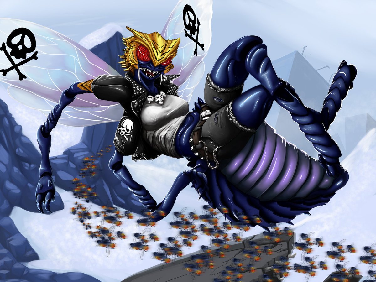Vlabulicious's tweet photo. Beelzebub, but punk girl. 
Get on with it Atlus. https://t.co/Zu39EUe61n