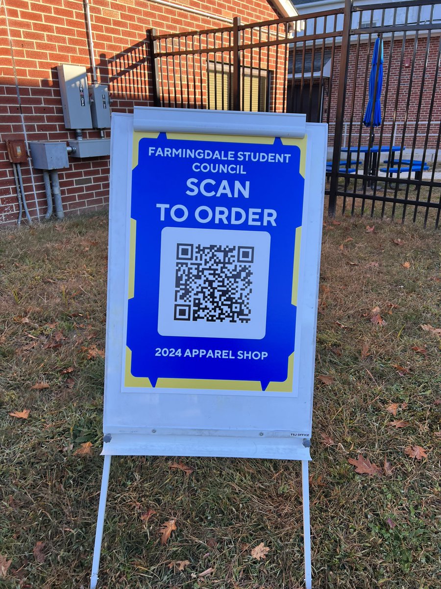 Apparel shop is up and running! Hurry and place your order before time runs out!  You can use the link below or use the QR code found at the school! <a href="/FSDVikings/">Farmingdale School</a> <a href="/FSDStu_Council/">Farmingdale Student Council</a> <a href="/FarmingdalePta/">Farmingdale PTA</a> 

https://group orders.freshprints.com/group-order?gr…
