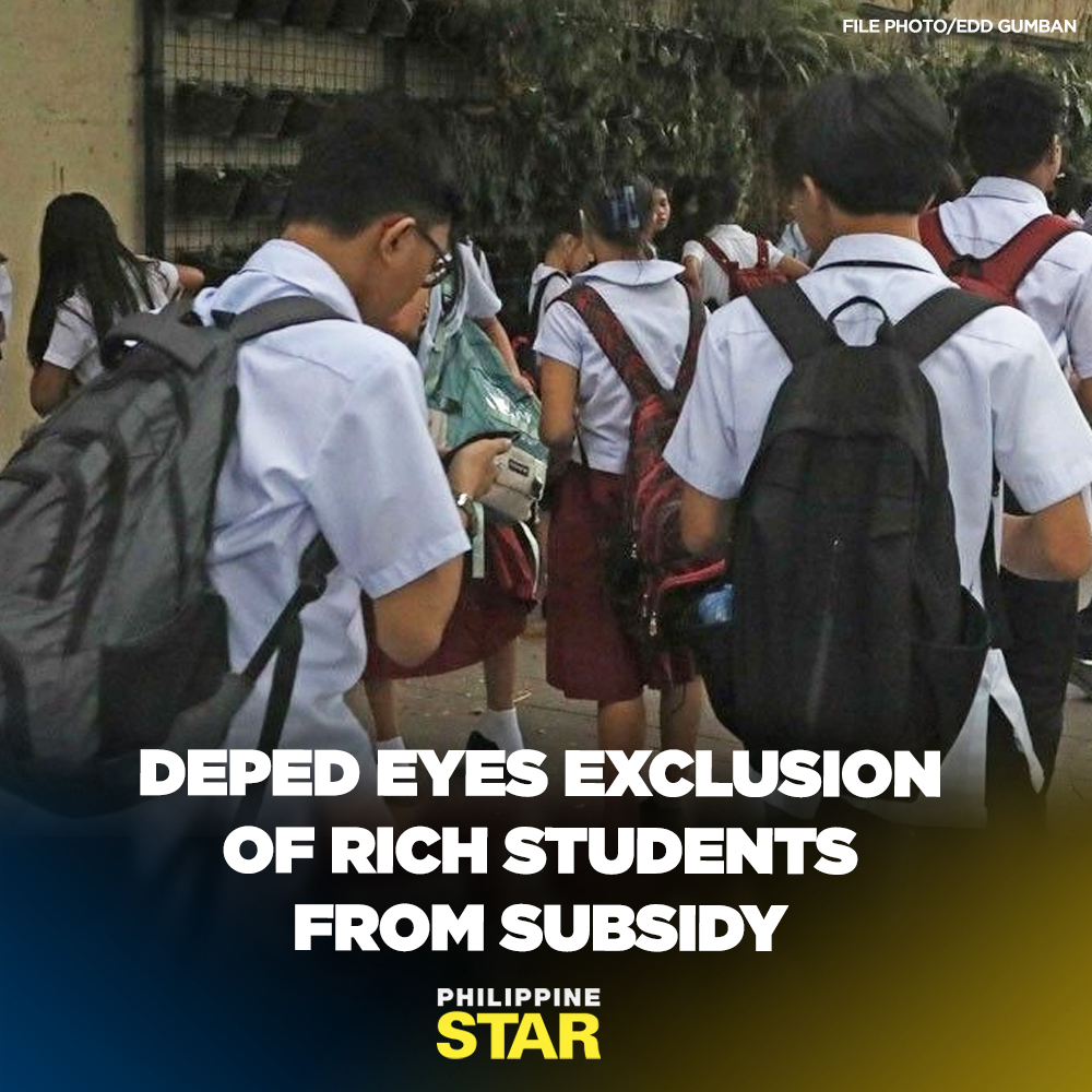 PhilippineStar's tweet image. State university administrators and the government need to fix the implementation of free college tuition subsidies to prevent wealthy students from pushing out deserving and underprivileged students from the program, DepEd Sec. Sonny Angara said. tinyurl.com/5n8dne6f