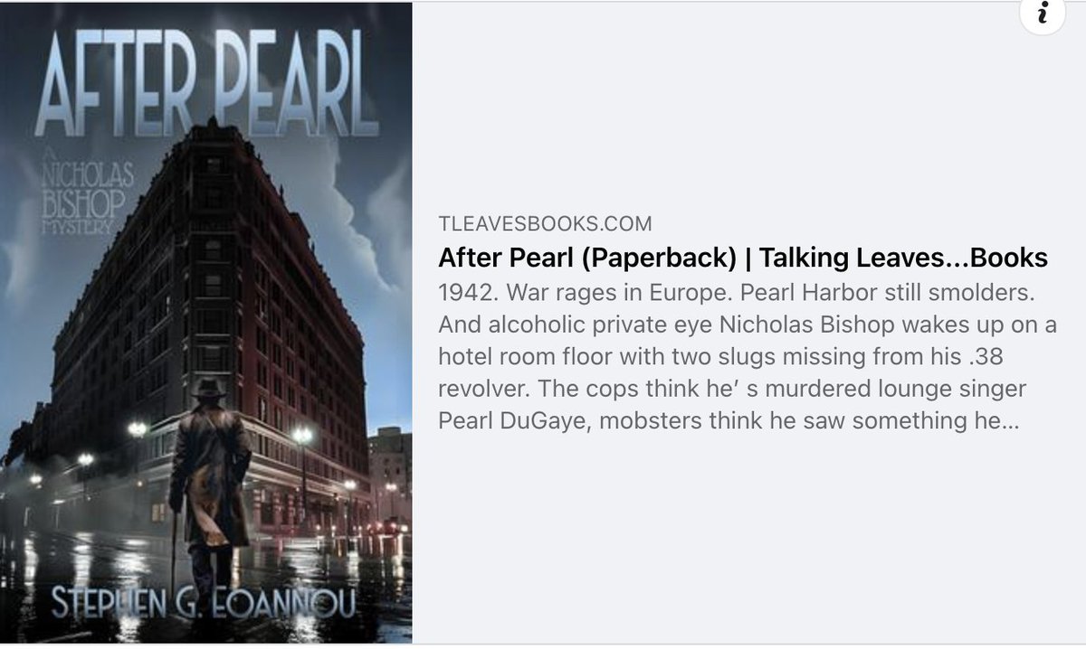 StephenGEoannou's tweet image. If you preorder AFTER PEARL from
@tleavesbooks, you&apos;ll get a signed copy!! Order here: tleavesbooks.com/book/978195163…
@SFWP @IPGbooknews @writingoutlook